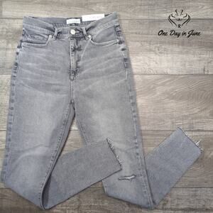 Loft High Waist Skinny Ankle Jeans Size 4